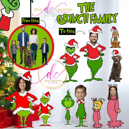 Get Grinchy - Custom Face Swaps for the Holidays!